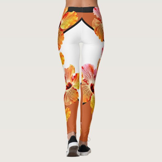 Hibiscus Leggings (Achterkant)