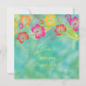 HIBISCUS LEIS/LUA/WEDDING INVITATIONS KAART (Voorkant)