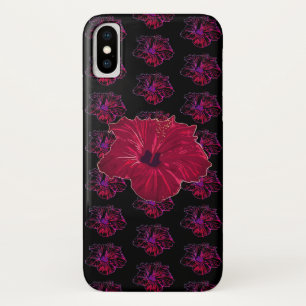 Hibiscus Love iPhone X Hoesje