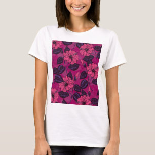 Hibiscus nacht t-shirt