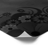 Hibiscus Noir 13 Tableaux Mariage Tableau de siège (Coin)