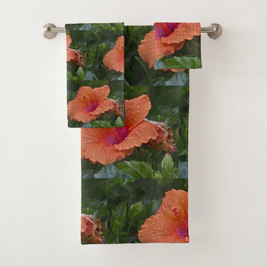 Hibiscus orange (En situation)