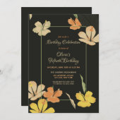 Hibiscus par invitation nocturne (Devant / Derrière)