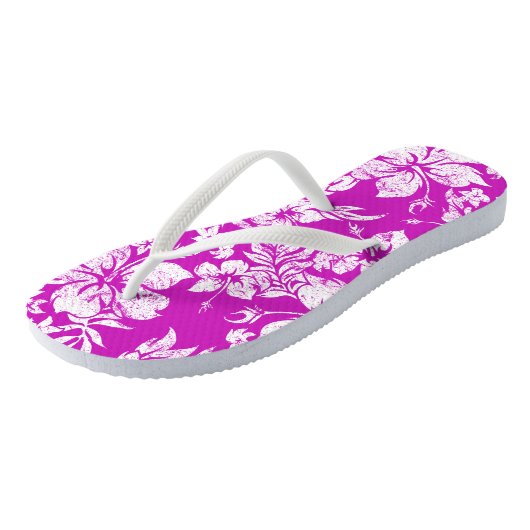 Hibiscus Pareau Distress  Hawaiian Teenslippers (Schuin)