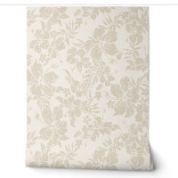 Hibiscus Pareau Distressed Hawaiian Cream