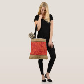 Hibiscus Pareau Hawaii Monogram Beach Sac (Sur le modèle)