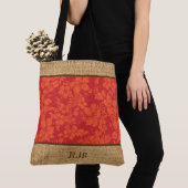 Hibiscus Pareau Hawaii Monogram Beach Sac (De près)