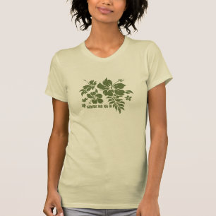 Hibiscus Pareau Hawaiian Floral in Olijf voor T - T-shirt
