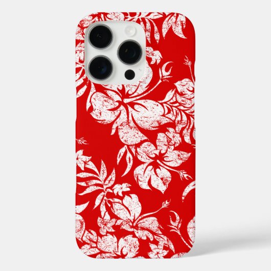 Hibiscus Pareau Hawaiian Floral Red Case-Mate iPhone Case (Achterkant)