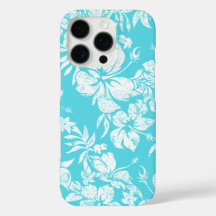 Hibiscus Pareau Hawaiian Floral Turquoise