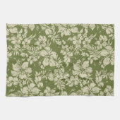 Hibiscus Pareau Hawaiian serviette de cuisine (Horizontal)