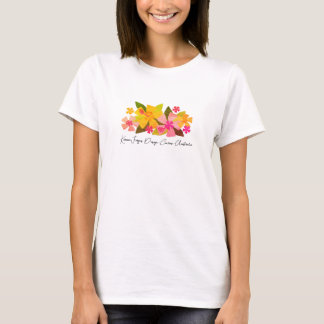 Hibiscus Patch T-shirt voor dames
