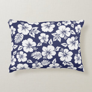 Hibiscus-patroon Accent Kussen