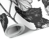 Hibiscus-patroon Cadeaupapier (Rol Hoek)