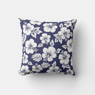 Hibiscus-patroon Kussen