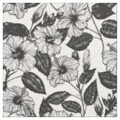 Hibiscus-patroon Stof (Close Up)