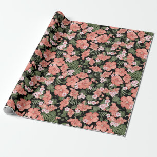 Hibiscus Pattern Cadeaupapier