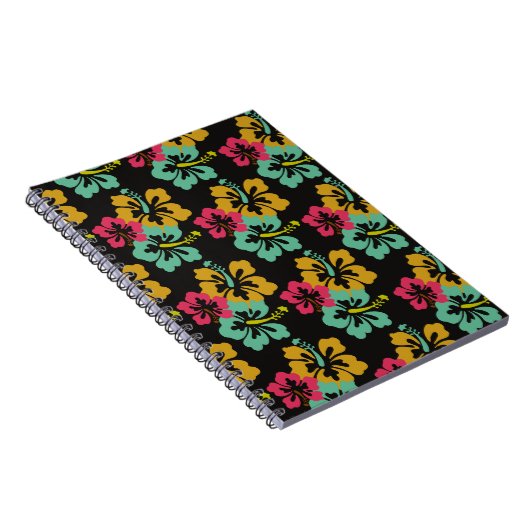 Hibiscus Pattern Notitieboek (Rechterzijde)