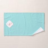 Hibiscus Pattern Pink Flamingo Bad Handdoek (Handdoek)