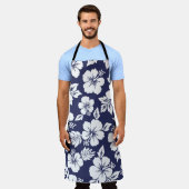 Hibiscus pattern schort (Gedragen)