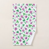 Hibiscus pourpre (Serviette à main)