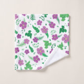 Hibiscus pourpre (Gant de toilette)