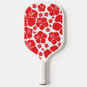 Hibiscus Print Pickleball Paddle (Achterkant)