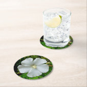 Hibiscus Ronde Kartonnen Onderzetter (Insitu)