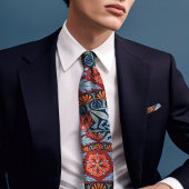 Hibiscus & Roos Mallow Mannen uit het Victoriaans- Stropdas