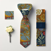Hibiscus & Roos Mallow Mannen uit het Victoriaans- Stropdas