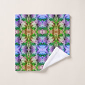 Hibiscus rose Fleur Abstraite déprimée (Gant de toilette)