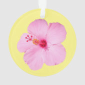 Hibiscus rose Fleur tropicale (dos)