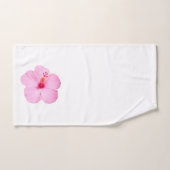 Hibiscus rose Fleur tropicale (Serviette à main)