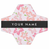 Hibiscus rose, Fleurs roses, Votre nom (Plat)