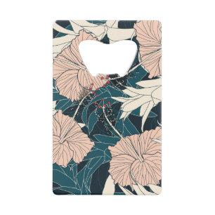 Hibiscus rose tropical, arrière - plan sombre