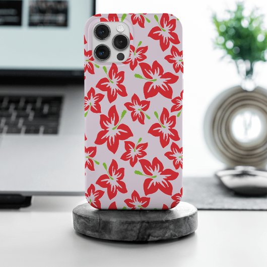 Hibiscus Rouge, Fleurs Rouges, Motif De Fleurs