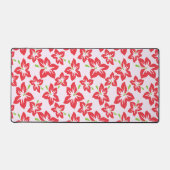 Hibiscus Rouge, Fleurs Rouges, Motif De Fleurs (Recto)