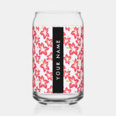 Hibiscus rouge, Fleurs rouges, Votre Nom (Recto)