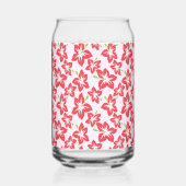 Hibiscus rouge, Fleurs rouges, Votre Nom (Gauche)