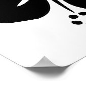 Hibiscus Sjabloon Poster (Hoek)