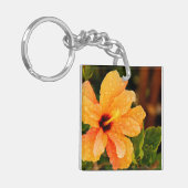Hibiscus Sleutelhanger (Voorkant Links)