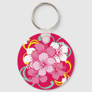Hibiscus Sleutelhanger