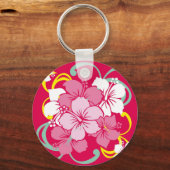 Hibiscus Sleutelhanger (Voorkant)