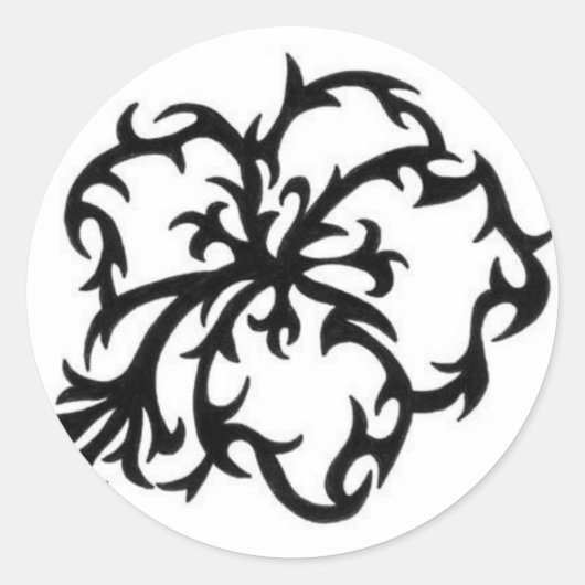 Hibiscus Sticker (Voorkant)