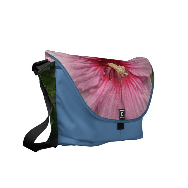 Hibiscus Summer Storm Messenger Bag (Voorkant Links)