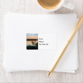 Hibiscus Sunrise Étiquettes de adresse (En situation)