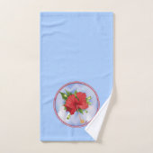 Hibiscus sur la glace (Serviette à main)