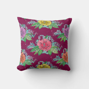 hibiscus surf berry kussen
