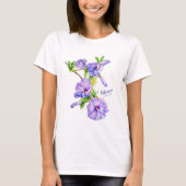 Hibiscus syriacus t-shirt dames d'art (Devant)