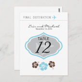 Hibiscus tafel Kaart (Voorkant / Achterkant)